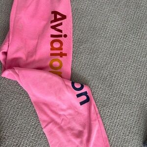 Pink Aviator Nation Sweats
